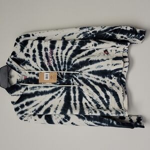 Dickies tie dye Hooded Sweatshirt White Black S